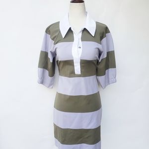 Tibi rugby striped mini dress size xsmall